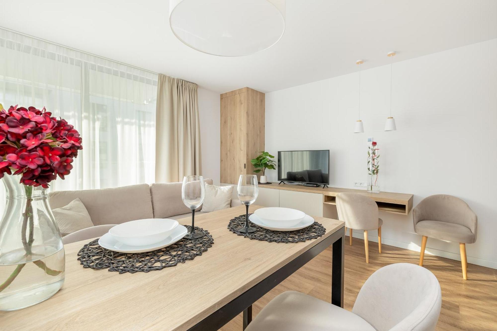 Jantaris Apartments Near Beach With Fitness By Noclegi Renters Mielno  Dış mekan fotoğraf